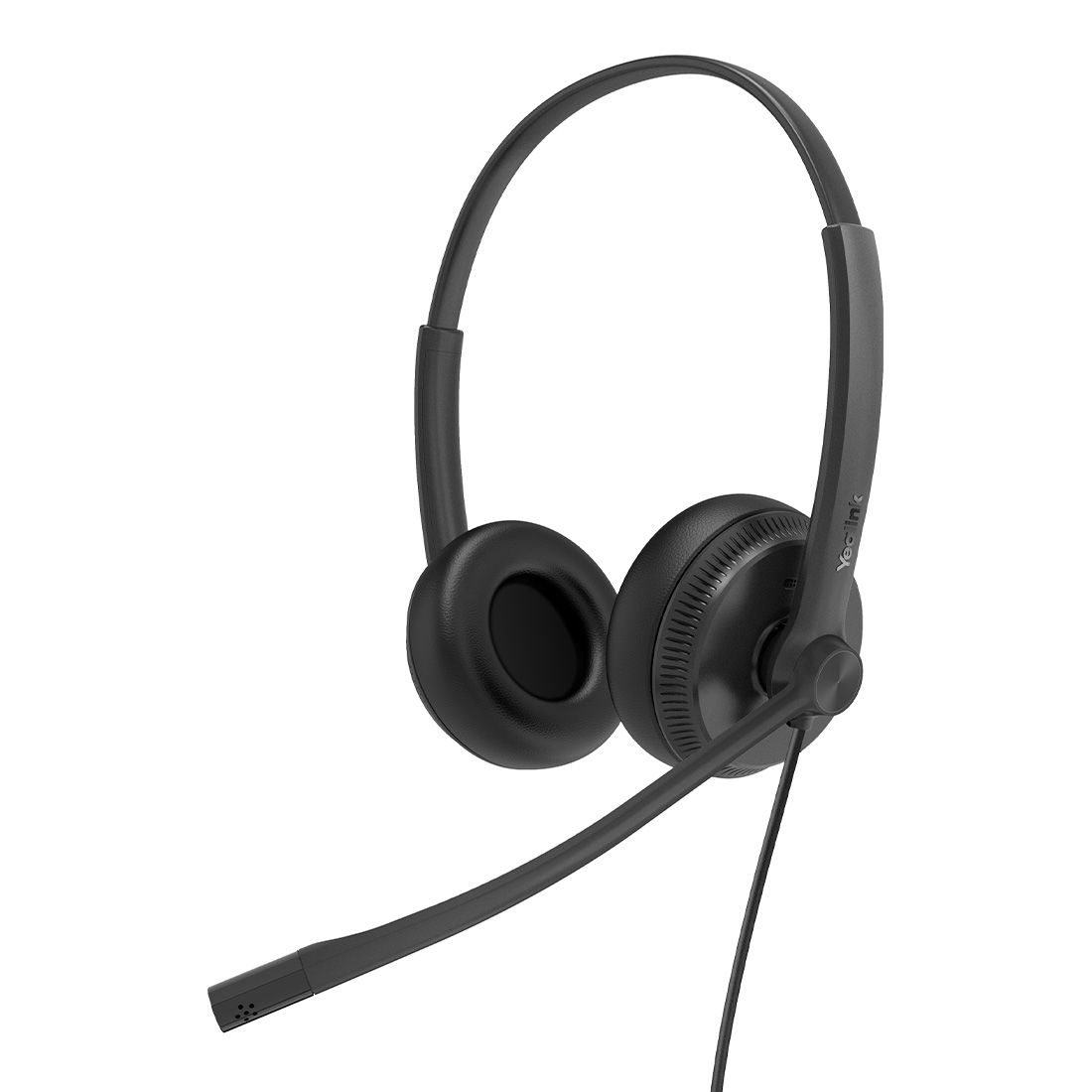 Yealink YHS34 Dual Wired Headset with QD to RJ Port, Noise-Canceling Headset, Binaural Ear, RJ9, QD Cord, Leather Ear Piece, Hearing Protection Yealink YHS34 Dual Wired Headset with QD to RJ Port, Noise-Canceling Headset, Binaural Ear, RJ9, QD Cord, Leather Ear Piece, Hearing Protection